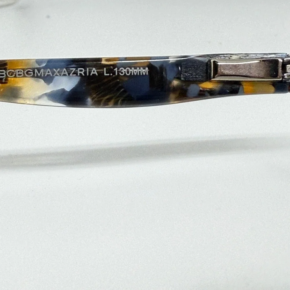 BCBGMAXAZRIA Brynn Blue Slate Eyeglasses Metal Frame Women L 130MM 21313‎
